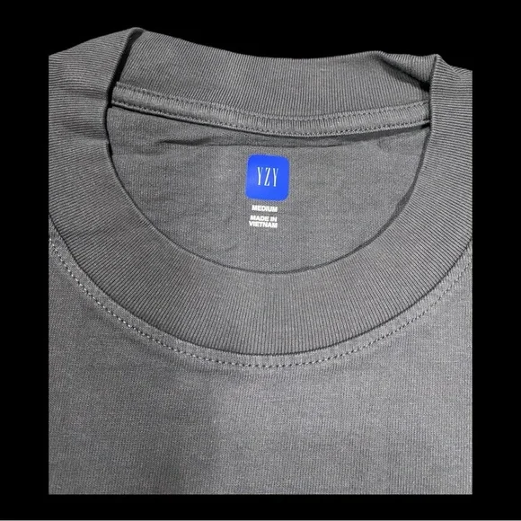 Unreleased Yeezy Gap Tee - Dark Grey - Picture 4 of 6